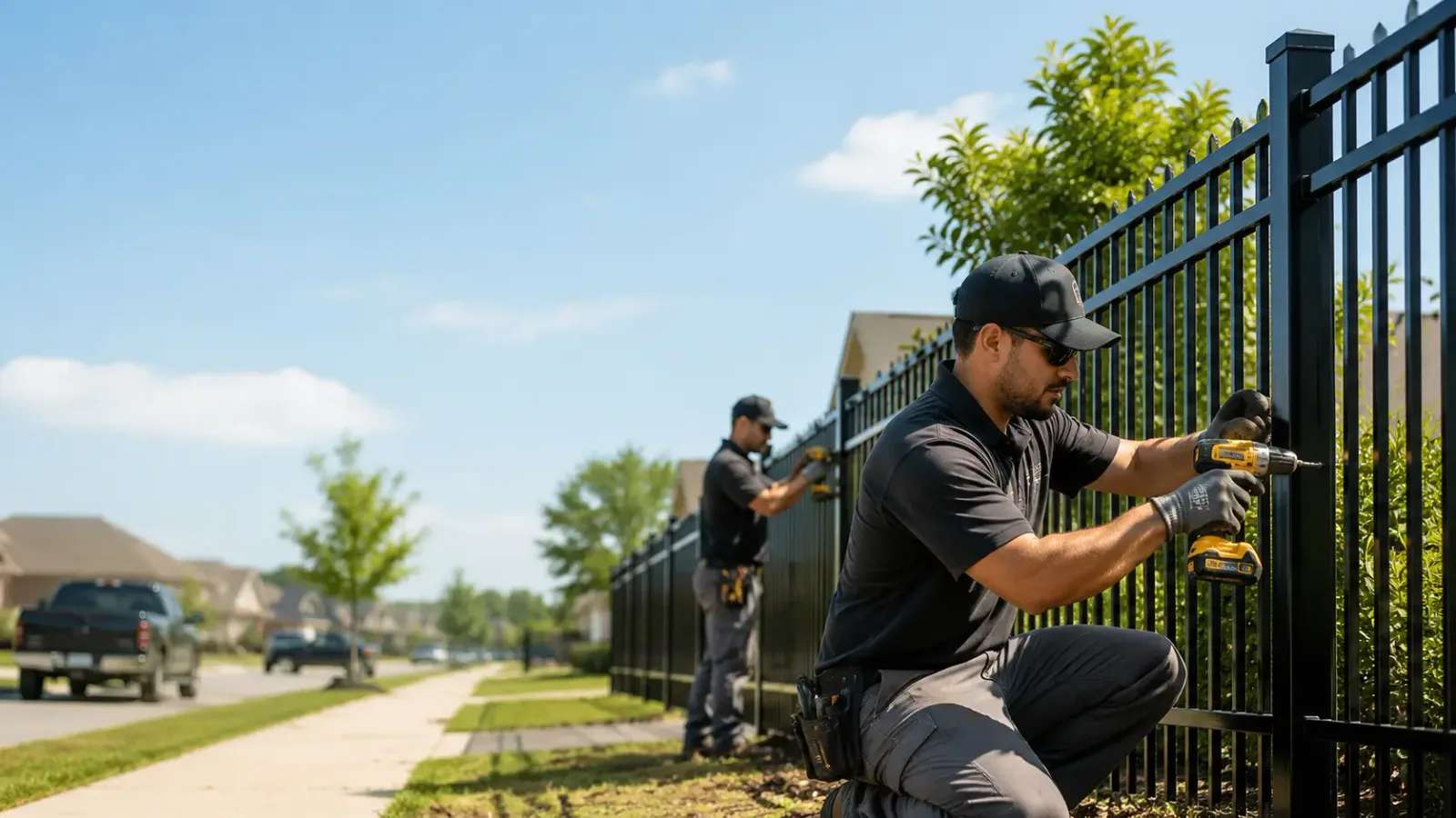 Metal Fence Installation in Providence, RI
